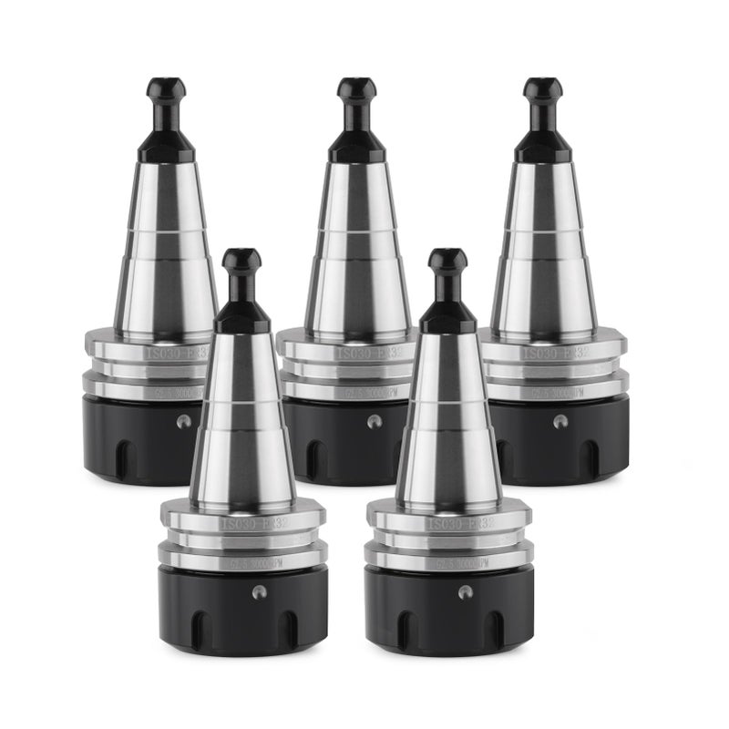 HOZLY 5PCS/Lot ISO30 ER32-45L Balance Collet Chuck G2.5 30000RPM CNC Tool Holder With Pull Stud Milling Lathe - Image 1